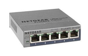 ネットギア、VLANやQoSに対応する5ポートのアンマネージプラス・スイッチ