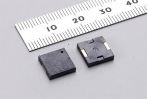 村田製作所、9.0mm角の表面実装型圧電サウンダを量産開始