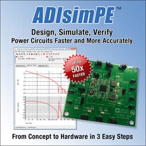 ADI、リニア/ミクスドシグナル向け回路シミュレータ「ADIsimPE」を発表