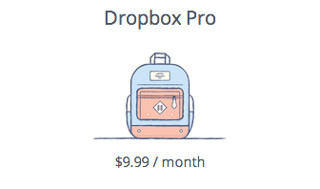 Dropbox、有料プランを9.99ドル/月のまま容量1TBに拡大
