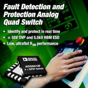 ADI、アナログ故障検出・保護機能付きスイッチファミリを発表