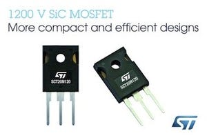 ST、EV車や太陽光システムなど向けに1200V耐圧のSiCパワーMOSFETを発表