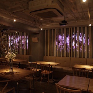 東京都・代々木上原のレストランで季節限定のデジタルアート&メニューを提供