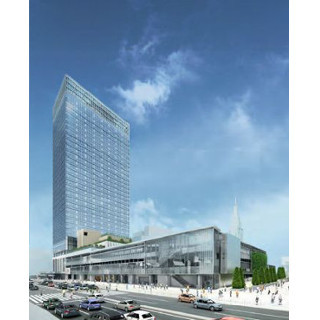 新宿駅新南口横の新ビル、名称は「JR新宿ミライナタワー」 - 来年3月に完成