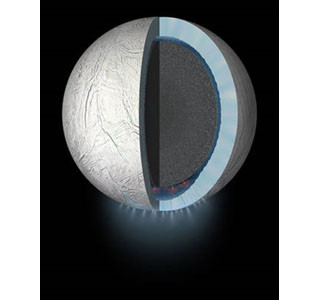 土星の衛星の氷の噴煙を調査 生命痕跡求め探査機カッシーニ
