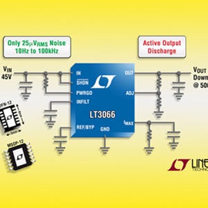 リニアテクノロジー、高電圧、低ノイズのリニアレギュレータを発表