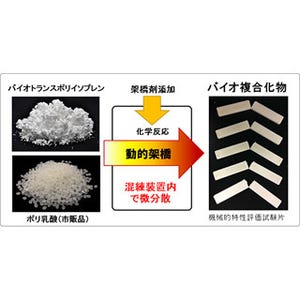 NEDOなど、杜仲由来の非可食性バイオマスで耐衝撃性と延性に優れた複合材料