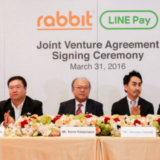 LINE、タイの電子決済用スマートカードRabbitと提携しLINE Payを展開