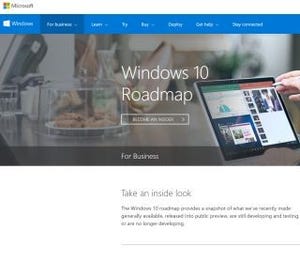 米Micosoft、企業向け「Windows 10」ロードマップページを公開