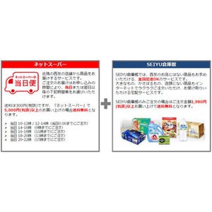 西友、配送エリア拡大など神奈川県内でネットスーパーサービスを強化
