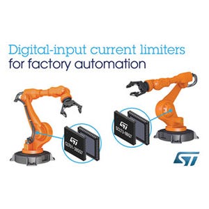 ST、工場自動化システムの回路保護用高速デジタル入力電流リミッタICを発表