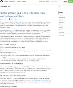 GitHub Enterprise 2.6がリリース