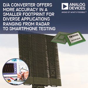 ADI、レーダーやスマホテスタなどを高精度化/小型化するDACを発表