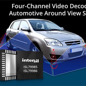 Intersil、車載アラウンドビュー・システム向け4chビデオデコーダを発表