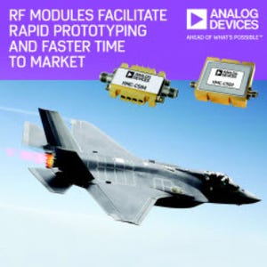 ADI、高性能RFおよびマイクロ波標準モジュール4製品を発表