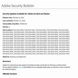 Adobe Reader/Acrobat最新版がリリース、複数の脆弱性を修正