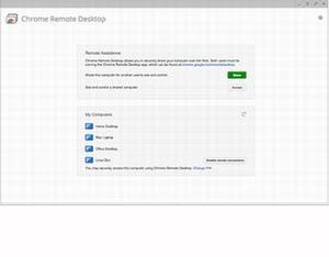 Chrome Remote Desktopでデスクトップに簡単にリモートアクセスする方法