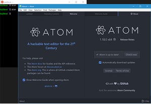 Windows Subsystem for Linuxからの起動が可能になった「Atom」最新版