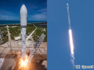 米スペースX、2日間で2機の「ファルコン9」ロケットの打ち上げに成功