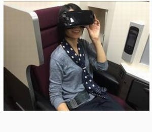 JAL、機内でVRコンテンツ視聴の実証実験を実施