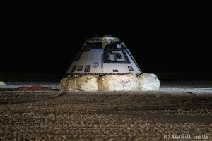 ボーイングの新型宇宙船「スターライナー」、トラブル発生で地球に早期帰還