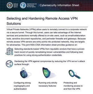 VPNをサイバー攻撃から守るためのガイダンス公開 - 米CISAとNSA 
