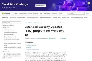 Windows 10、最大3年間のセキュリティサポート延長発表