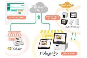 東芝テック、飲食店向けクラウド型POSシステム「FSlegatony」を今夏発売