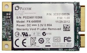 PLEXTOR、SATA3.0に対応したmSATA SSD2モデル - 128GBで実売12,480円前後