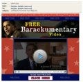 シマンテック月例スパムレポート2008年11月 - オバマ氏のDVD「Barackumentary」が無料でもらえるスパムも