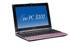 ASUS、1,500台のみのEee PC S101冬季限定カラバリ「スパークリング