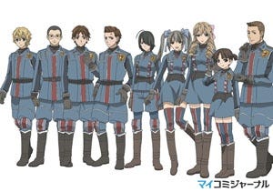 Tvアニメ 戦場のヴァルキュリア 義勇軍 第7小隊のキャラ設定を紹介 マイナビニュース