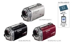 パナソニック、フルHDビデオカメラ「HDC-TM350」「HDC-TM30」発表