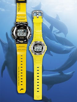 カシオ、G-SHOCKとBaby-Gより「イルカ・クジラ2009年モデル」を発表