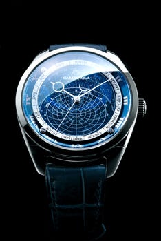 星座盤搭載の腕時計「コスモサイン」、新モデルは月齢・月位置表示も