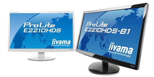 iiyama、デザインを一新した21.5型フルHD液晶「ProLite E2210HDS