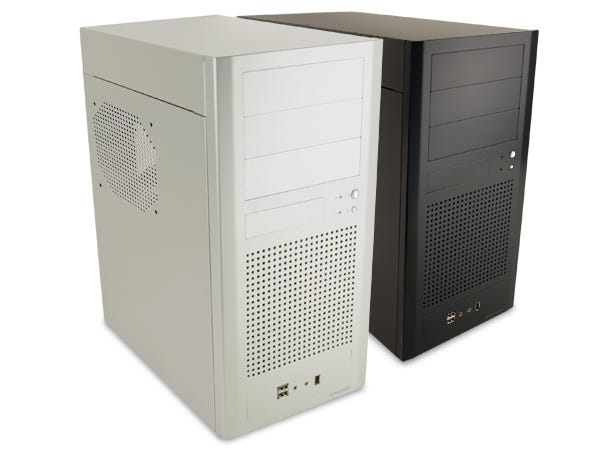 Abee アビー AS Enclosure 50D シルバー（ATX 、Micro ATX 、Mini-ITX 対応） - パーツ