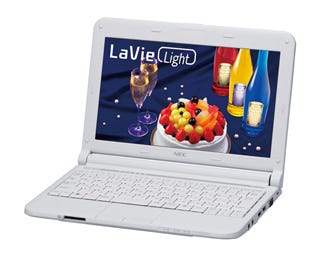 Nec 新atomプラットフォーム採用のnetbook Lavie Light マイナビニュース