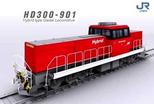 貨物用機関車もハイブリッドへ - JR貨物、構内入換用機関車「HD300」を発表