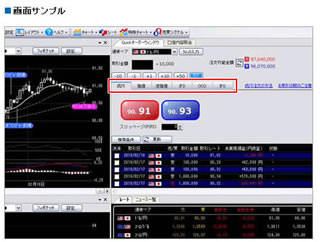 指値注文機能も、アップグレード版『クイックチャート・トレードVer.2.3』