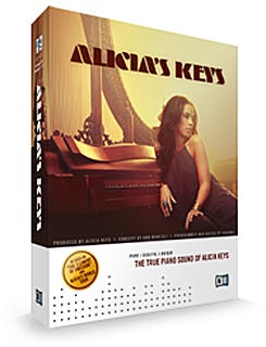 R&Bシンガー・Alicia Keysのピアノ音源を収録した音源素材集発売