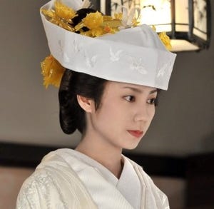 松下奈緒、『ゲゲゲの女房』で白無垢姿を初披露 - 「神前式も素敵ですね」