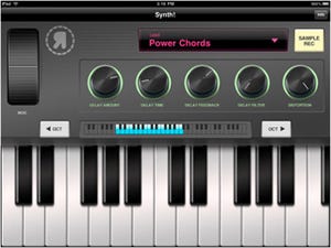iPadに対応した本格ポリフォニックシンセ「Synth」発売