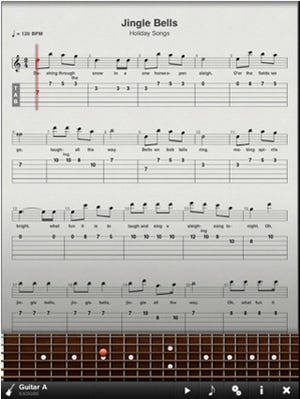 iPadに対応したギタリスト必携のタブ譜&楽譜アプリ「Tabtoolkit」発売