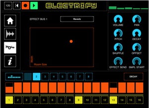 テクノ/エレクトロなどの制作に最適なiPad用音楽アプリ「ELECTRIFY」