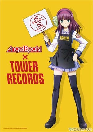 タワーレコード、TVアニメ『Angel Beats!』との全店コラボが決定