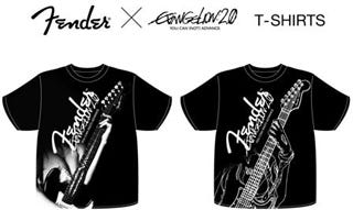 Fender 新世紀エヴァンゲリオン企画第2弾 コラボtシャツ登場 マイナビニュース