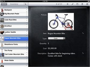 ファイルメーカー、iPad版パーソナルデータベース「Bento for iPad」