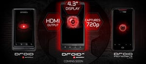 iPhone 4を狙う最新Android携帯「Droid X」- ティザーサイト開設