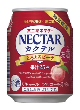 サッポロビールと「不二家ネクター」のコラボ第2弾はとろ～りカクテル